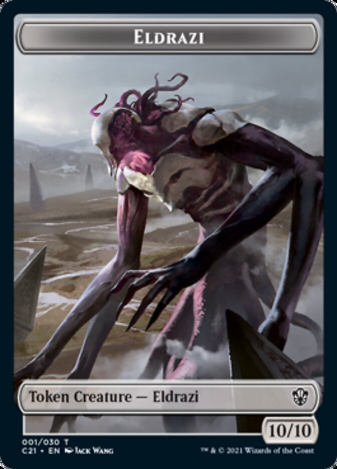 Eldrazi // Champion of Wits Token [Commander 2021 Tokens] | Cracking-Singles