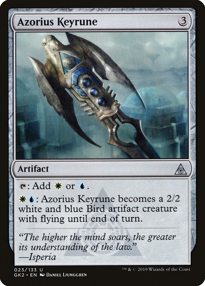 Azorius Keyrune [Ravnica Allegiance Guild Kit] | Cracking-Singles