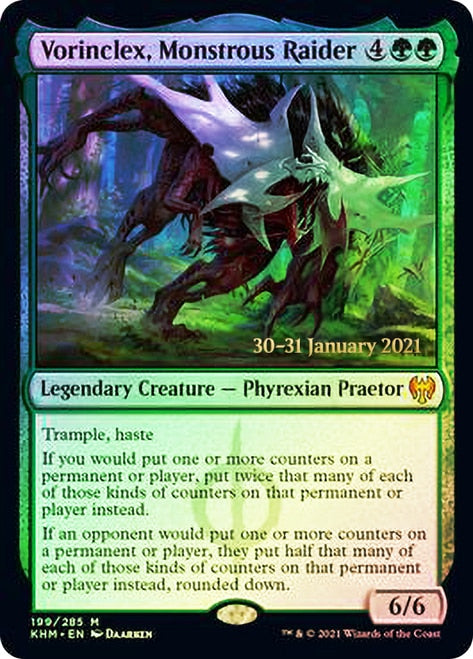 Vorinclex, Monstrous Raider  [Kaldheim Prerelease Promos] | Cracking-Singles