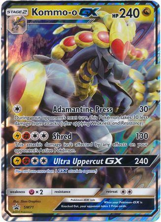 Kommo-o GX (SM71) (Jumbo Card) [Sun & Moon: Black Star Promos] | Cracking-Singles