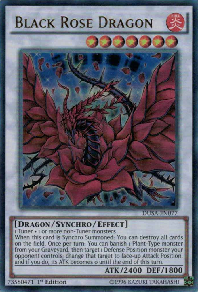 Black Rose Dragon [DUSA-EN077] Ultra Rare | Cracking-Singles