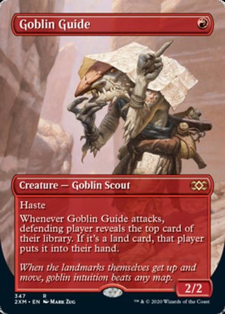 Goblin Guide (Borderless) [Double Masters] | Cracking-Singles