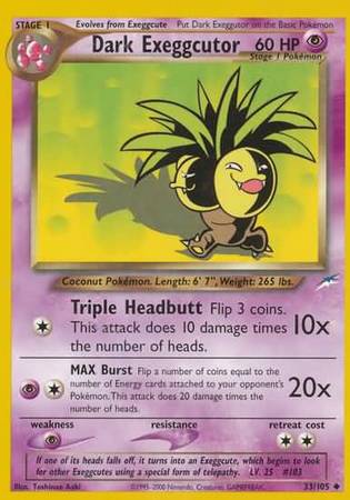 Dark Exeggutor (33/105) [Neo Destiny Unlimited] | Cracking-Singles