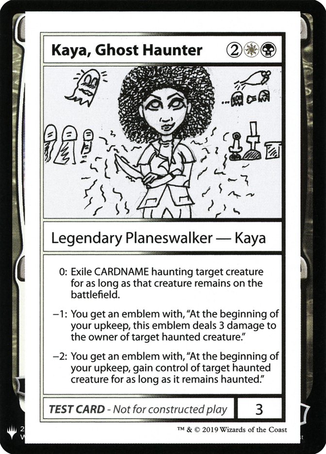 Kaya, Ghost Haunter [Mystery Booster Playtest Cards] | Cracking-Singles