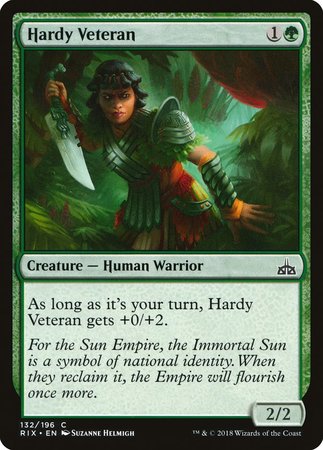 Hardy Veteran [Rivals of Ixalan] | Cracking-Singles