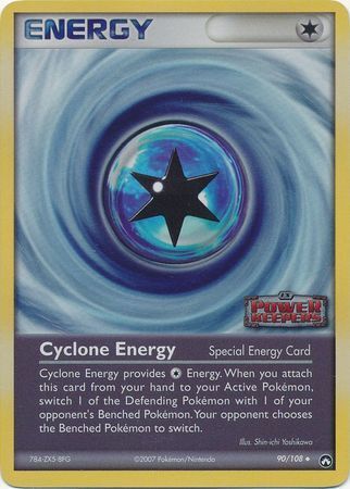 Cyclone Energy (90/108) (Stamped) [EX: Power Keepers] | Cracking-Singles