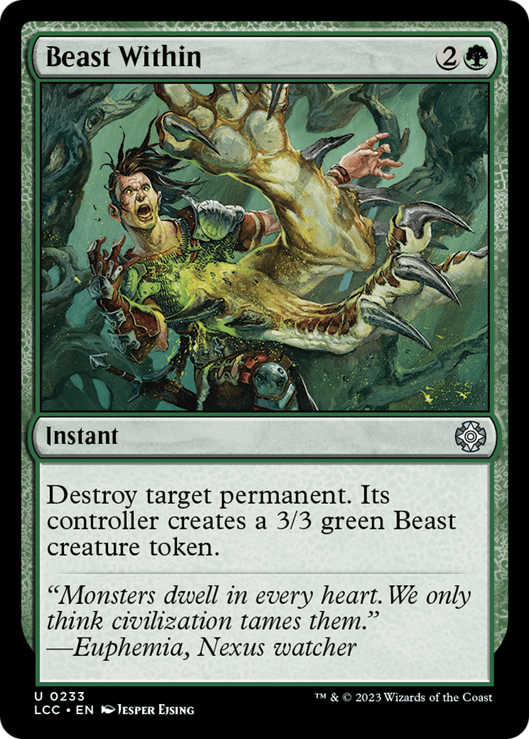 Beast Within [The Lost Caverns of Ixalan Commander] | Cracking-Singles