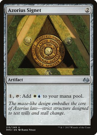 Azorius Signet [Modern Masters 2017] | Cracking-Singles