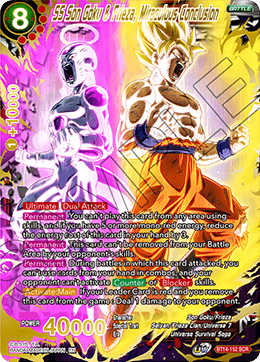 SS Son Goku & Frieza, Miraculous Conclusion (BT14-152) [Cross Spirits] | Cracking-Singles