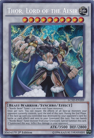 Thor, Lord of the Aesir [LC5D-EN189] Secret Rare | Cracking-Singles