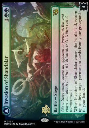 Invasion of Shandalar // Leyline Surge [March of the Machine Prerelease Promos] | Cracking-Singles