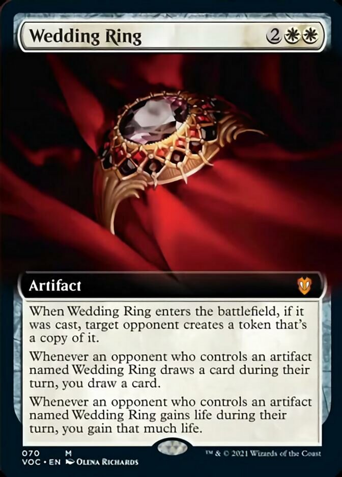 Wedding Ring (Extended) [Innistrad: Crimson Vow Commander] | Cracking-Singles