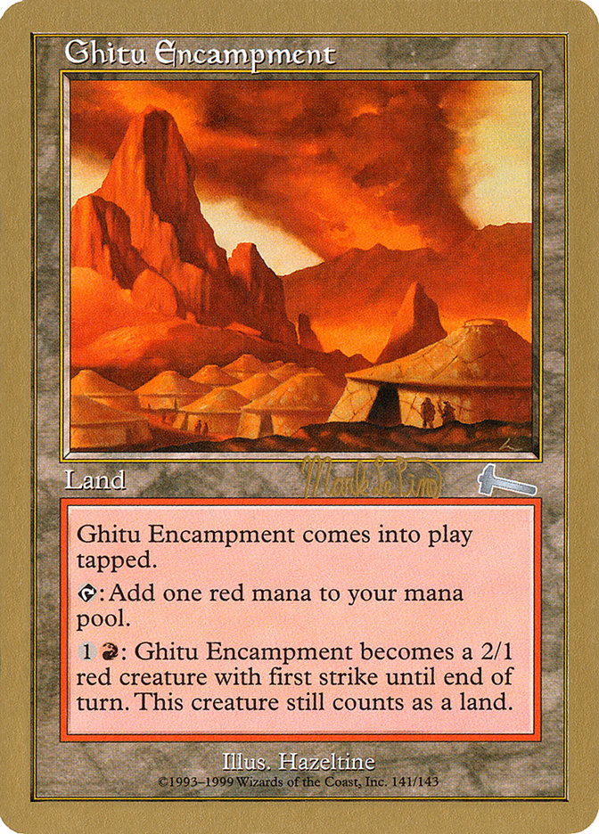 Ghitu Encampment (Mark Le Pine) [World Championship Decks 1999] | Cracking-Singles