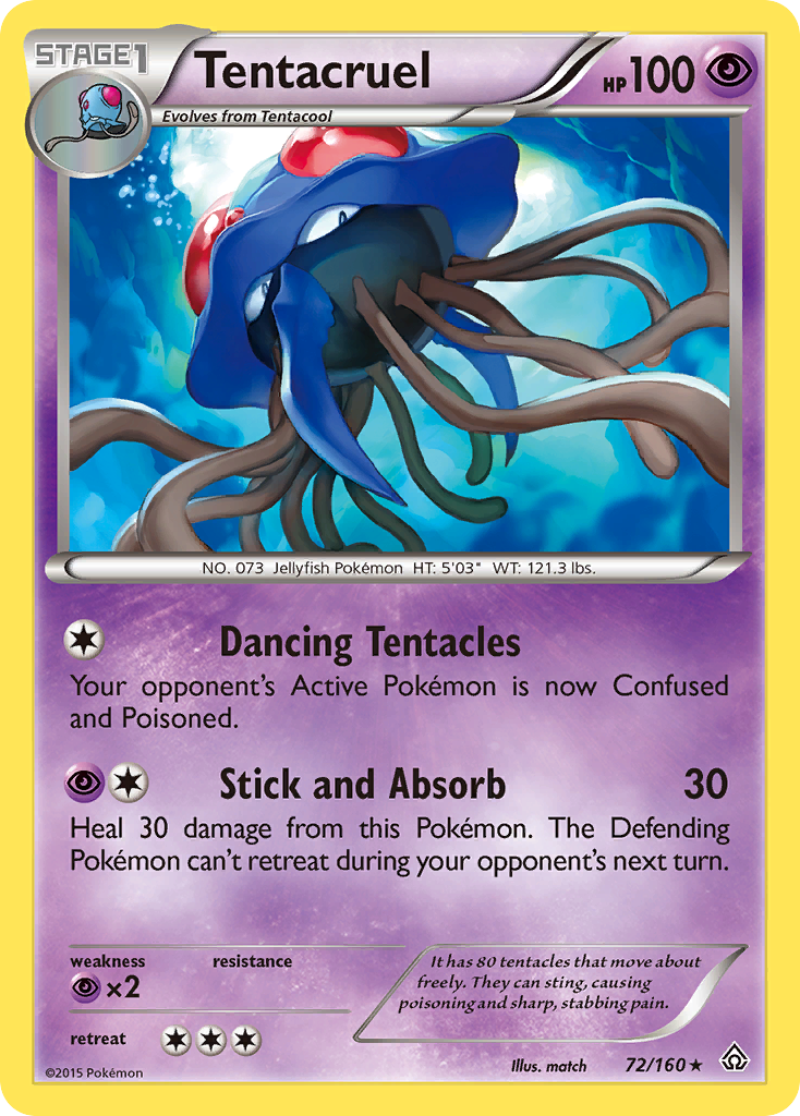 Tentacruel (72/160) [XY: Primal Clash] | Cracking-Singles