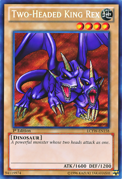 Two-Headed King Rex [LCYW-EN158] Secret Rare | Cracking-Singles