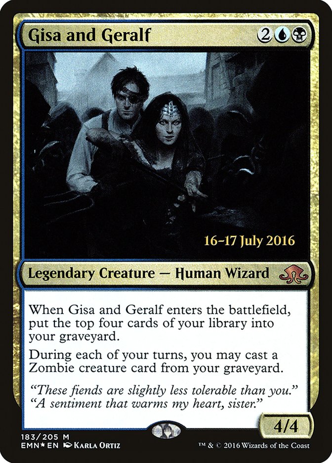 Gisa and Geralf  [Eldritch Moon Prerelease Promos] | Cracking-Singles