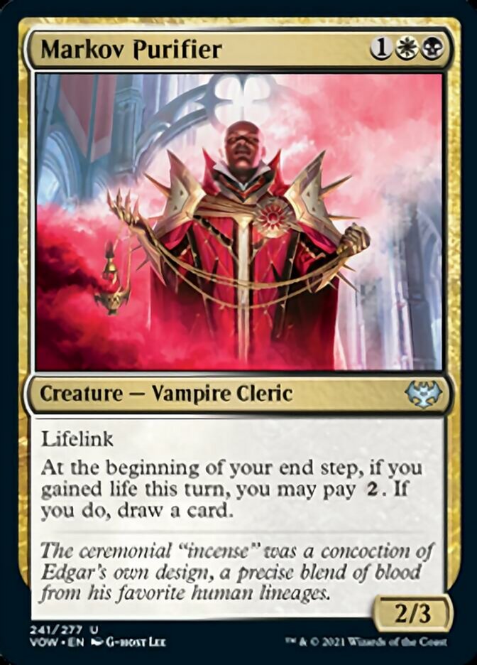 Markov Purifier [Innistrad: Crimson Vow] | Cracking-Singles