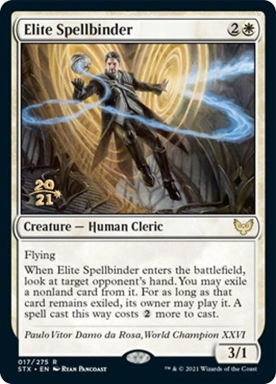 Elite Spellbinder [Strixhaven: School of Mages Prerelease Promos] | Cracking-Singles