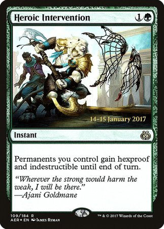 Heroic Intervention [Aether Revolt Prerelease Promos] | Cracking-Singles