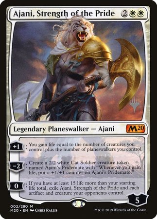 Ajani, Strength of the Pride [Core Set 2020 Promos] | Cracking-Singles