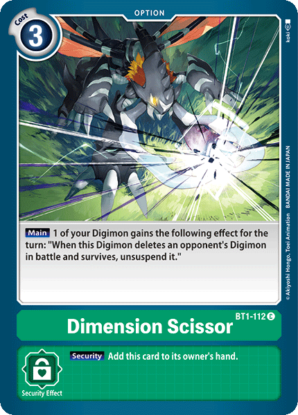 Dimension Scissor [BT1-112] [Release Special Booster Ver.1.0] | Cracking-Singles