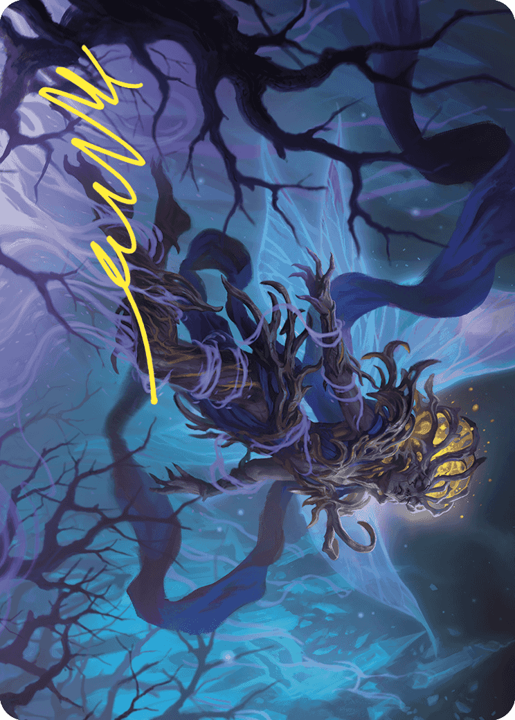 Sleep-Cursed Faerie Art Card (Gold-Stamped Signature) [Wilds of Eldraine Art Series] | Cracking-Singles