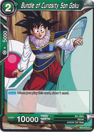 Bundle of Curiosity Son Goku [BT2-072] | Cracking-Singles