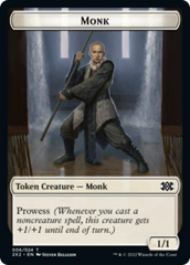 Egg // Monk Double-sided Token [Double Masters 2022 Tokens] | Cracking-Singles