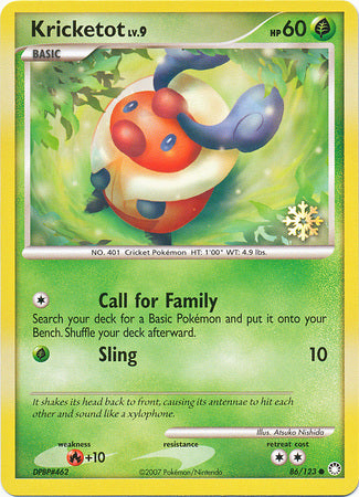 Kricketot (86/123) [Countdown Calendar Promos] | Cracking-Singles