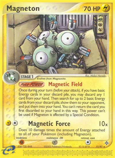 Magneton (17/97) [EX: Dragon] | Cracking-Singles