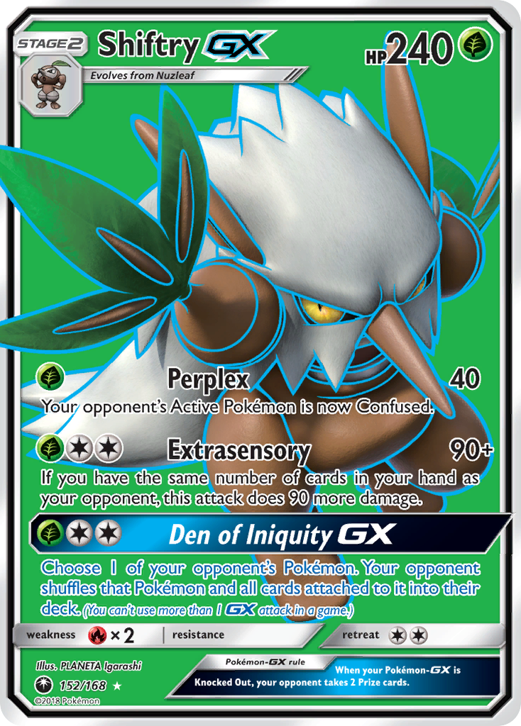 Shiftry GX (152/168) [Sun & Moon: Celestial Storm] | Cracking-Singles