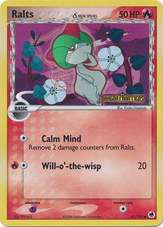 Ralts (61/101) (Delta Species) (Stamped) [EX: Dragon Frontiers] | Cracking-Singles