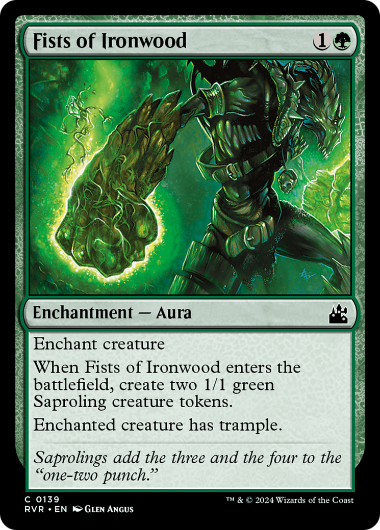 Fists of Ironwood [Ravnica Remastered] | Cracking-Singles