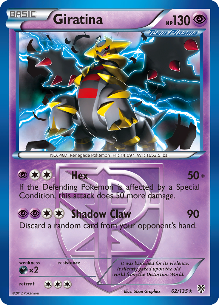 Giratina (62/135) [Black & White: Plasma Storm] | Cracking-Singles