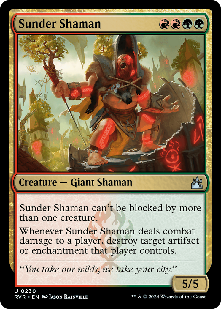 Sunder Shaman [Ravnica Remastered] | Cracking-Singles