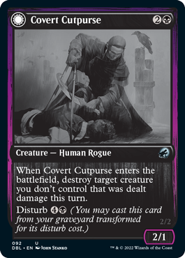 Covert Cutpurse // Covetous Geist [Innistrad: Double Feature] | Cracking-Singles