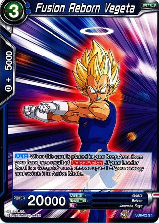 Fusion Reborn Vegeta (Starter Deck - Resurrected Fusion) (SD6-02) [Miraculous Revival] | Cracking-Singles