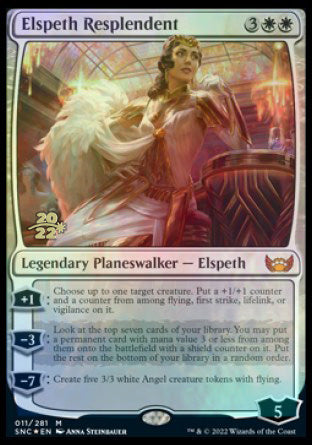 Elspeth Resplendent [Streets of New Capenna Prerelease Promos] | Cracking-Singles