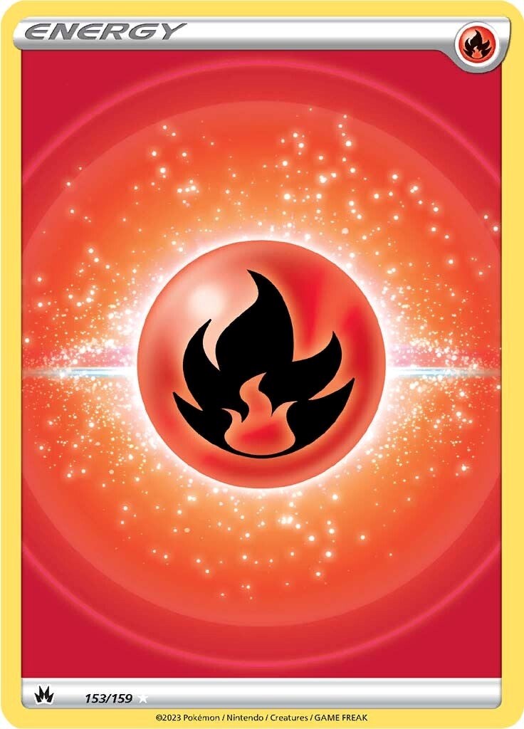 Fire Energy (153/159) (Texture Full Art) [Sword & Shield: Crown Zenith] | Cracking-Singles