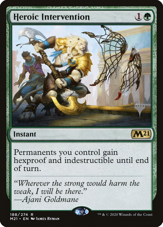 Heroic Intervention (Promo Pack) [Core Set 2021 Promos] | Cracking-Singles