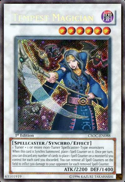 Tempest Magician [CSOC-EN088] Secret Rare | Cracking-Singles