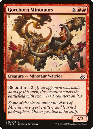 Gorehorn Minotaurs [Duel Decks: Mind vs. Might] | Cracking-Singles