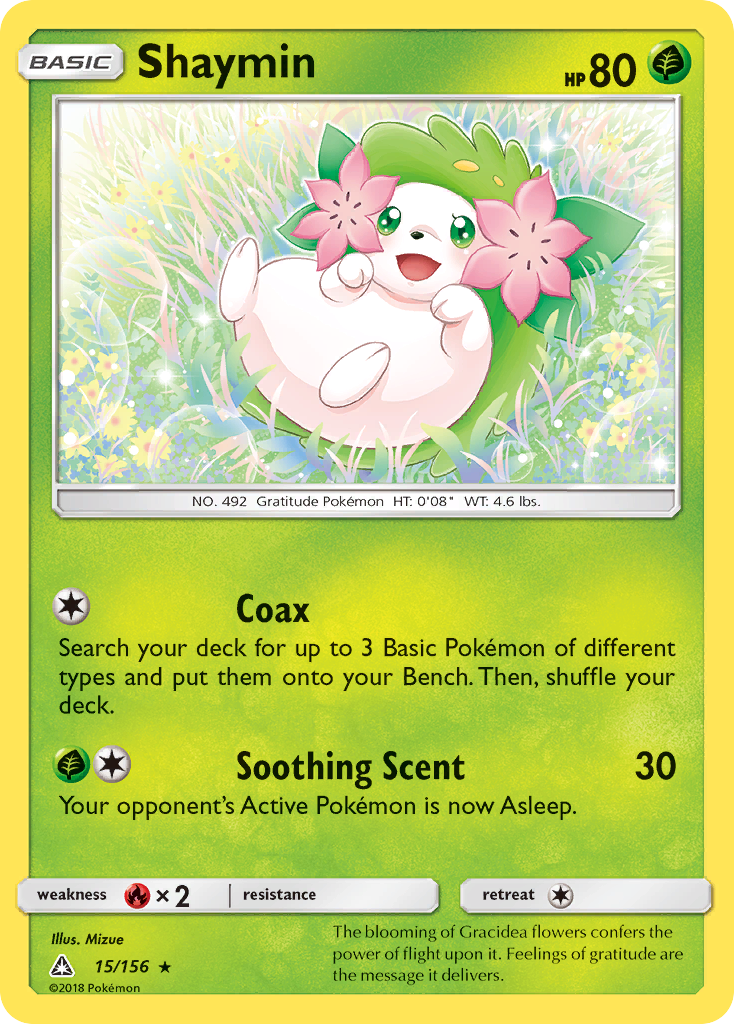 Shaymin (15/156) [Sun & Moon: Ultra Prism] | Cracking-Singles