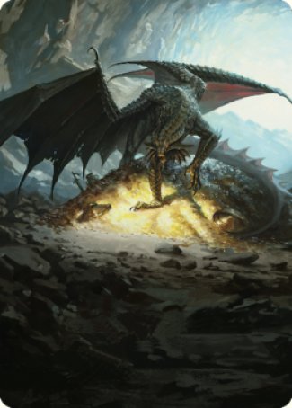 Ancient Copper Dragon Art Card (04) [Commander Legends: Battle for Baldur's Gate Art Series] | Cracking-Singles