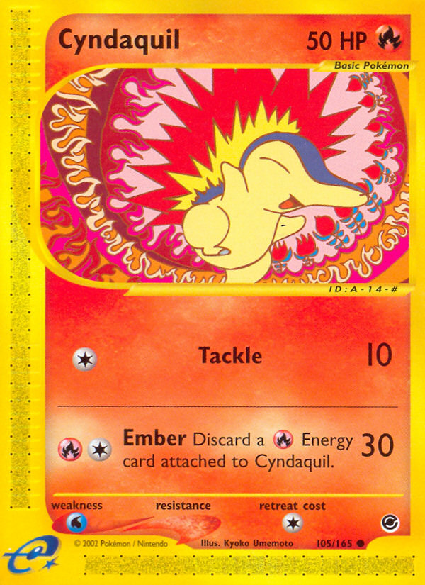 Cyndaquil (105/165) [Expedition: Base Set] | Cracking-Singles