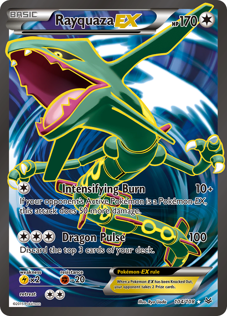 Rayquaza EX (104/108) [XY: Roaring Skies] | Cracking-Singles