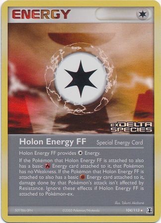 Holon Energy FF (104/113) (Stamped) [EX: Delta Species] | Cracking-Singles