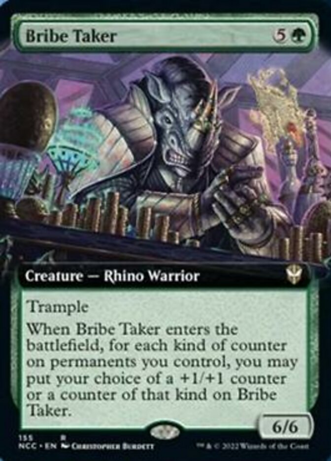 Bribe Taker (Extended Art) [Streets of New Capenna Commander] | Cracking-Singles