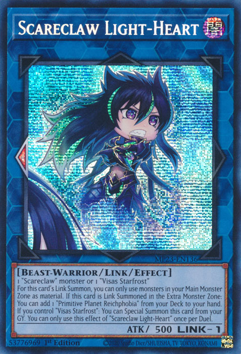 Scareclaw Light-Heart [MP23-EN136] Prismatic Secret Rare | Cracking-Singles