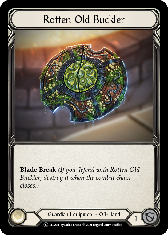 Rotten Old Buckler [U-ELE204] Unlimited Rainbow Foil | Cracking-Singles